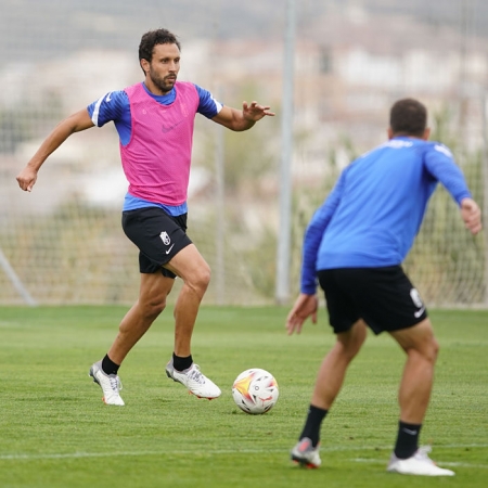 Germán Sánchez, durante el entrenamiento de este miércoles en la Ciudad Deportiva (PEPE VILLOSLADA / GCF) Germán Sánchez, durante el entrenamiento de este miércoles en la Ciudad Deportiva (PEPE VILLOSLADA / GCF)