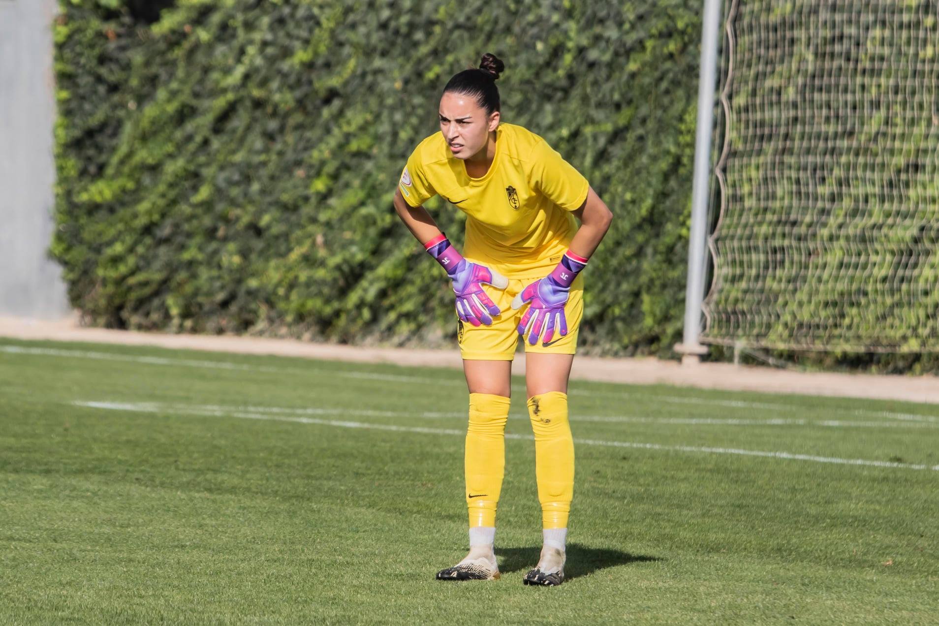 María Pi, durante el último partido en la Ciudad Deportiva ante el Castellón (JOSÉ VELASCO / GRJ)