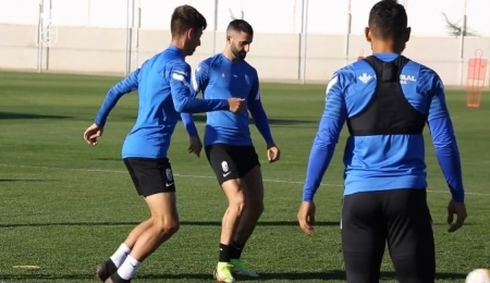 Max Gonalons, durante el entrenamiento de este lunes en la Ciudad Deportiva (GCF TV)
