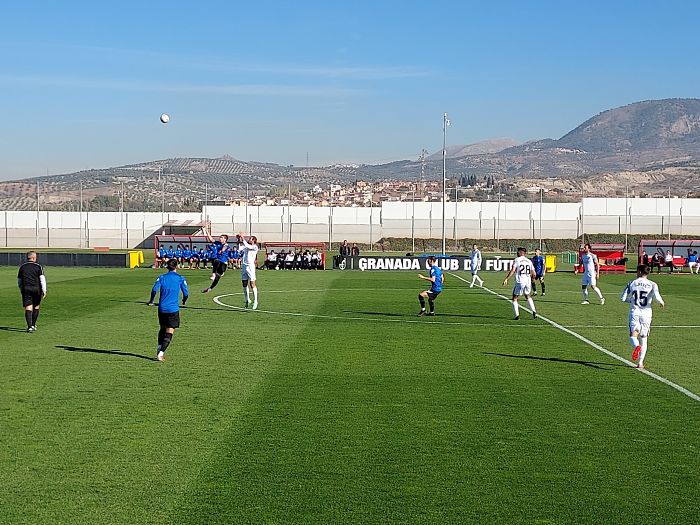El Granada ha completado un partidillo de entrenamiento frente al Recreativo este jueves en la Ciudad Deportiva (FRAN CALVO)