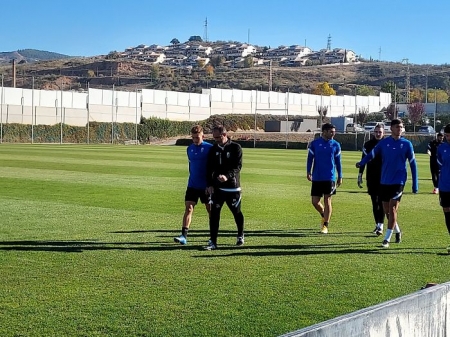 Isma Ruiz, a su salida al entrenamiento de este miércoles en la Ciudad Deportiva (FRAN CALVO)