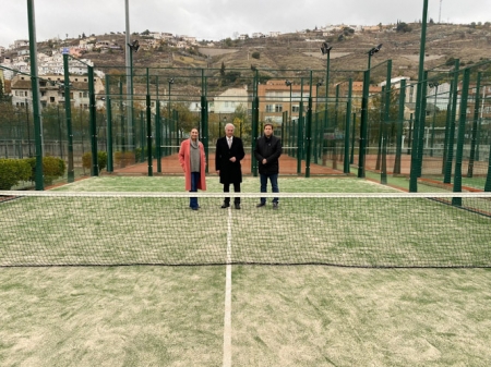 Visita a la pista de pádel de Bola de Oro (AYTO. GRANADA) Visita a la pista de pádel de Bola de Oro (AYTO. GRANADA)