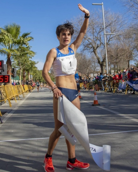 María Pérez tras vencer la prueba (IG MARÍA PEREZ) María Pérez tras vencer la prueba (IG MARÍA PEREZ)