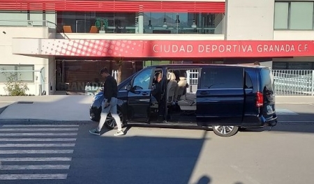 Matías Arezo, a su llegada a la Ciudad Deportiva este miércoles (FRAN CALVO)