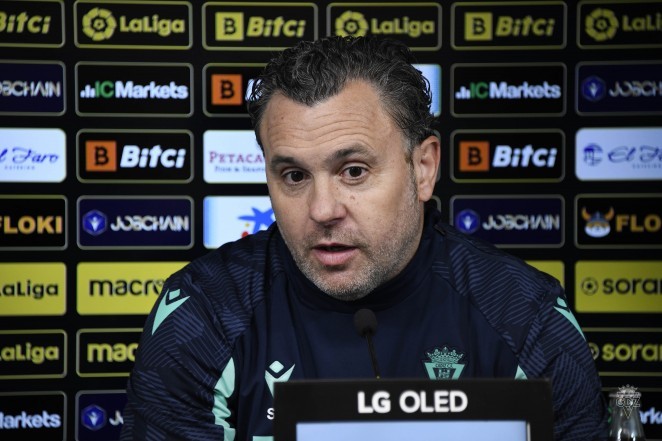 Segio González, en la rueda de prensa previa al derbi del `Nuevo Los Cármenes` (CÁDIZ CF)