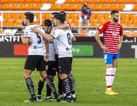 Imagen del Valencia - Granada de la temporada pasada Imagen del Valencia - Granada de la temporada pasada