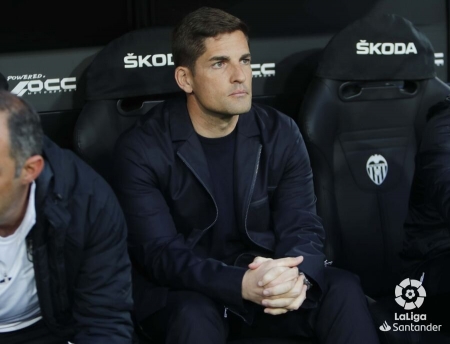Robert Moreno, en los momentos previos al encuentro contra el Valencia (LALIGA) Robert Moreno, en los momentos previos al encuentro contra el Valencia (LALIGA)