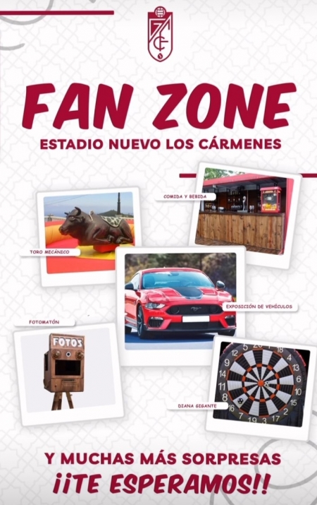 Los aficionados del Granada podrán disfrutar de la fanzone antes del partido frente al Elche (GCF)