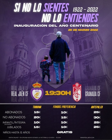 Cartel promocional del amistoso entre el Jaén y el Granada (REAL JAÉN) Cartel promocional del amistoso entre el Jaén y el Granada (REAL JAÉN)
