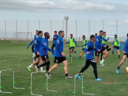 Jorge Molina, en el entrenamiento de este viernes en la Ciudad Deportiva (FRAN CALVO) Jorge Molina, en el entrenamiento de este viernes en la Ciudad Deportiva (FRAN CALVO)