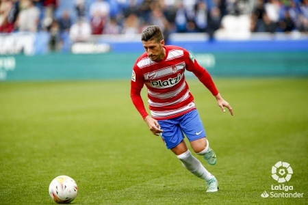 Escudero, en un lance del partido ante el Alavés (LALIGA) Escudero, en un lance del partido ante el Alavés (LALIGA)