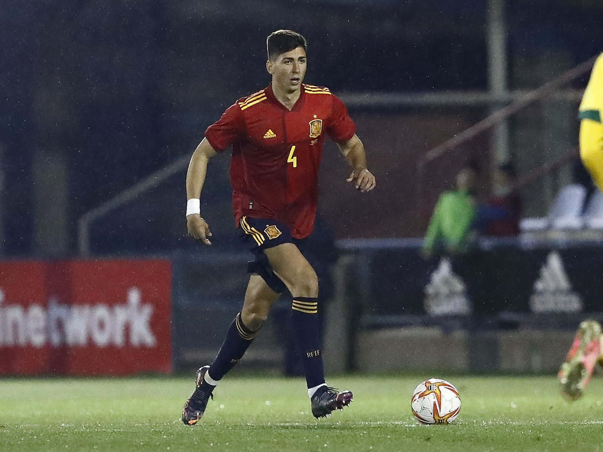 Torrente, en su debut con la Selección Sub-21 contra Lituania