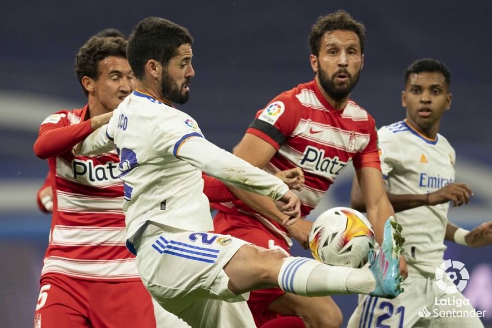 Imagen del Real Madrid - Granada, último partido de los rojiblancos tras un parón (LALIGA)