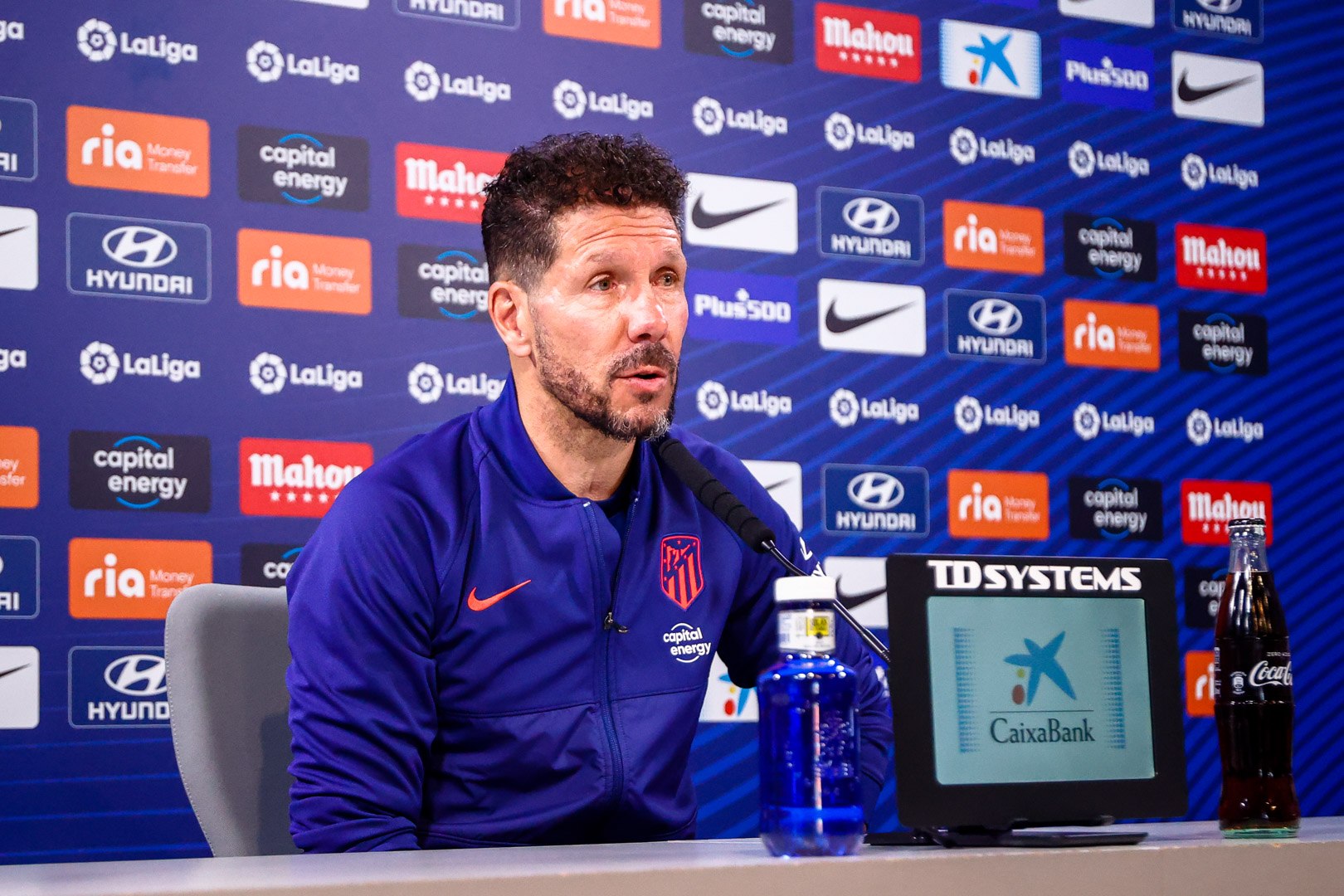 Diego Pablo Simeone, entrenador del Atlético de Madrid (ATLÉTICO DE MADRID)