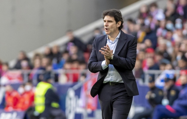 Aitor Karanka, durante su debut como técnico del Granada en el Wanda Metropolitano (GCF)