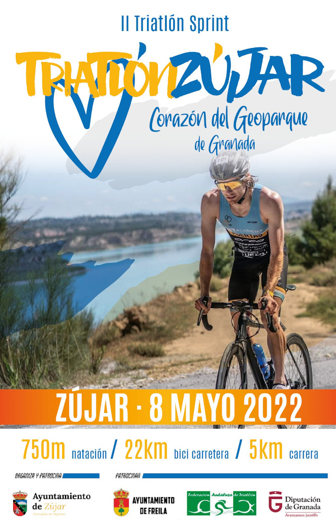 Cartel del triatlón de Zújar (FATRI)