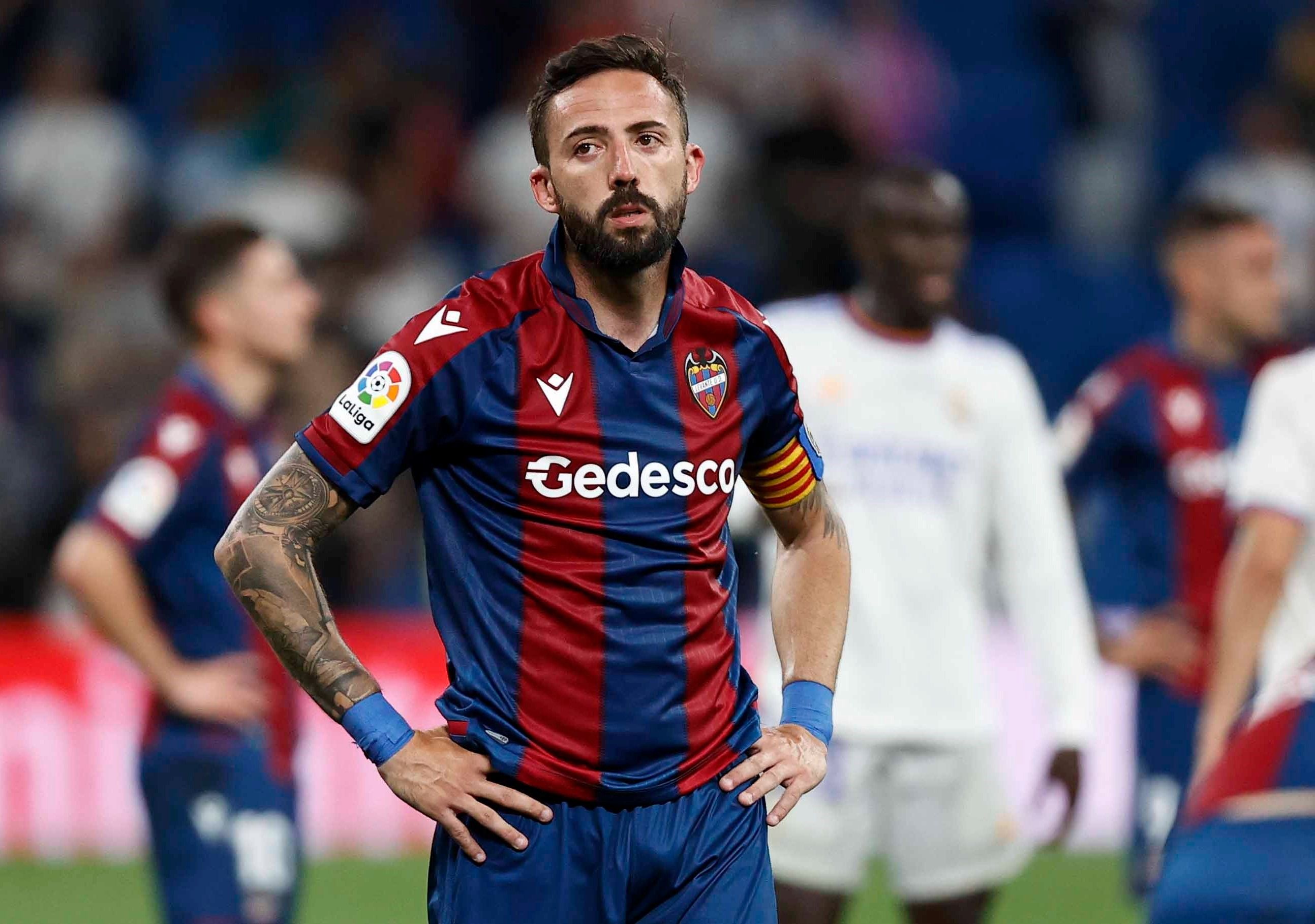 José Luis Morales, en el partido contra el Real Madrid que certificó el descenso del Levante (LALIGA)
