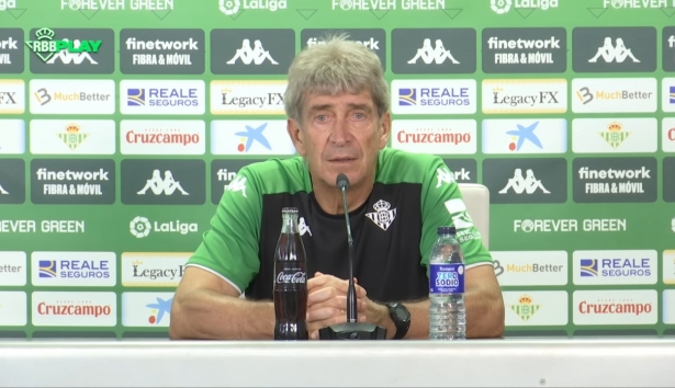 Manuel Pellegrini, entrenador del Betis (REAL BETIS TV) Manuel Pellegrini, entrenador del Betis (REAL BETIS TV)