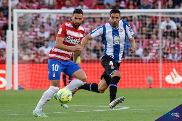 Puertas, en el último partido ante el Espanyol (JOSÉ M. BALDOMERO) Puertas, en el último partido ante el Espanyol (JOSÉ M. BALDOMERO)