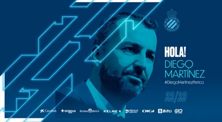 Diego Martínez ya es entrenador del Espanyol (RCD ESPANYOL)