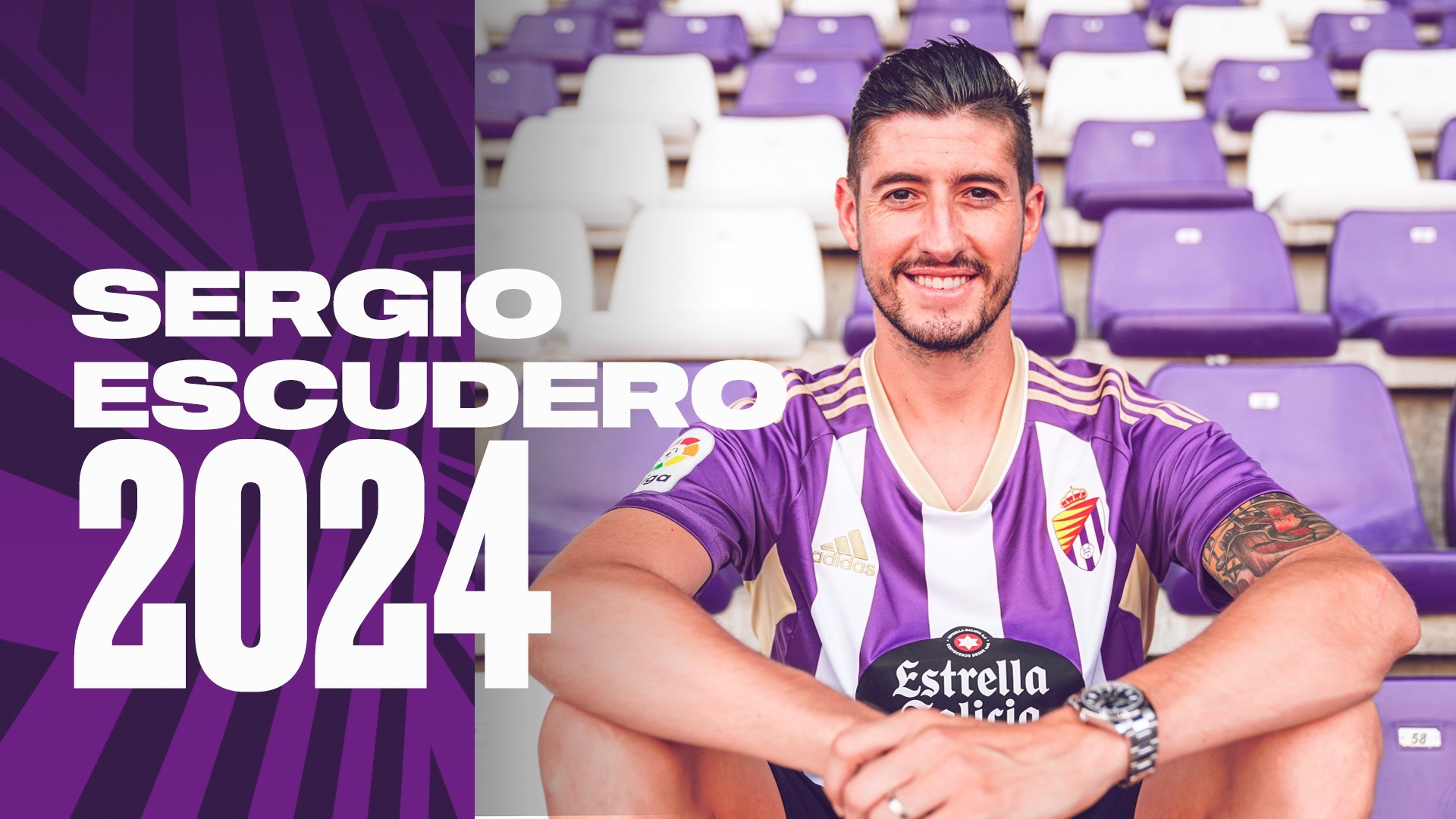 Escudero jugará en el Valladolid las próximas dos campañas (REAL VALLADOLID)