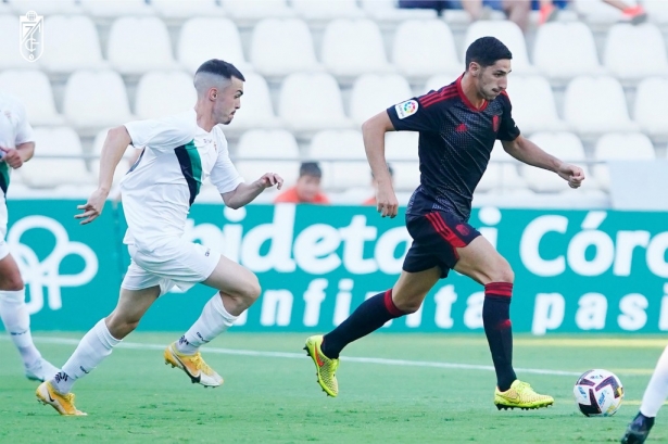 Yann Bodiger, en su debut como granadinista en `El Arcángel` (PEPE VILLOSLADA / GCF)