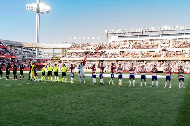 El Granada, tras su triunfo en Ibiza, espera una gran entrada el sábado ante el Racing (JOSÉ VELASCO / GRJ)
