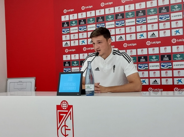 Miguel Rubio, en la sala de prensa de la Ciudad Deportiva este miércoles (FRAN CALVO) Miguel Rubio, en la sala de prensa de la Ciudad Deportiva este miércoles (FRAN CALVO)
