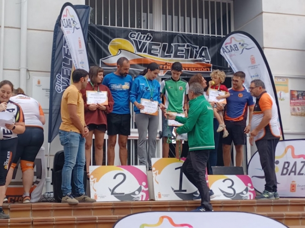 Pódium de la prueba (CLUB VELETA)