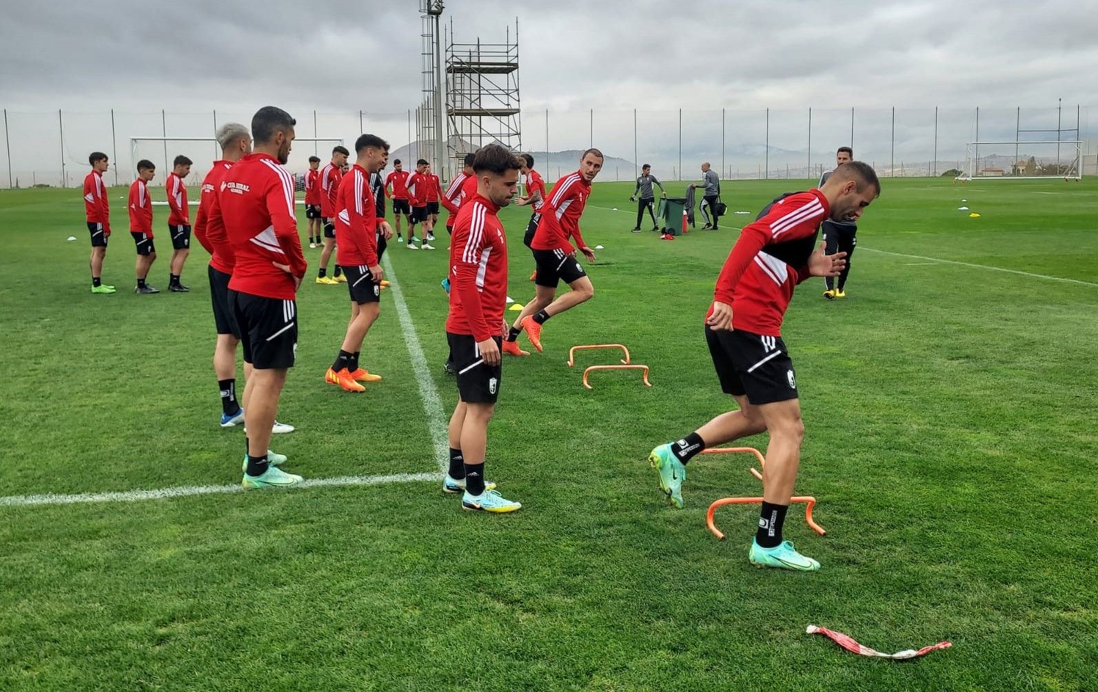 Imagen del entrenamiento de este martes en la Ciudad Deportiva (FRAN CALVO)