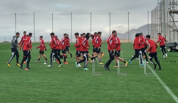 Imagen del entrenamiento de este martes en la Ciudad Deportiva (FRAN CALVO) Imagen del entrenamiento de este martes en la Ciudad Deportiva (FRAN CALVO)