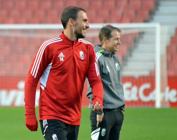 Ignasi Miquel, en un entrenamiento anterior a su lesión (JAVIER PALMA) Ignasi Miquel, en un entrenamiento anterior a su lesión (JAVIER PALMA)
