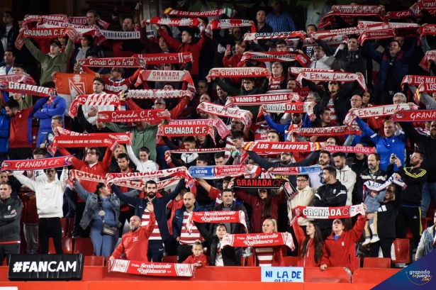 Aficionados del Granada en las gradas del `Nuevo Los Cármenes` durante un anterior partido (JOSÉ M. BALDOMERO) Aficionados del Granada en las gradas del `Nuevo Los Cármenes` durante un anterior partido (JOSÉ M. BALDOMERO)