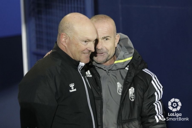 Pepe Mel, junto a Paco López en la previa del Málaga - Granada del pasado mes de diciembre (LALIGA) Pepe Mel, junto a Paco López en la previa del Málaga - Granada del pasado mes de diciembre (LALIGA)