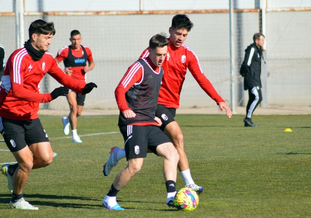 Pol Lozano, en su primer entrenamiento en la Ciudad Deportiva (JAVIER PALMA)