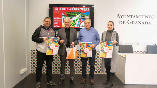 Presentación de la Liga de orientación en Parques de Granada (AYUNTAMIENTO DE GRANADA)