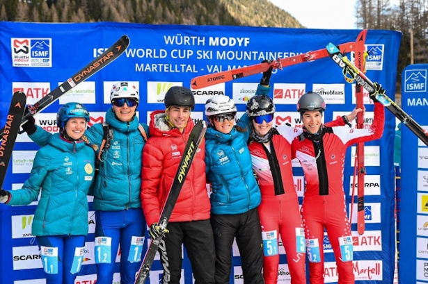 Podium de la prueba 