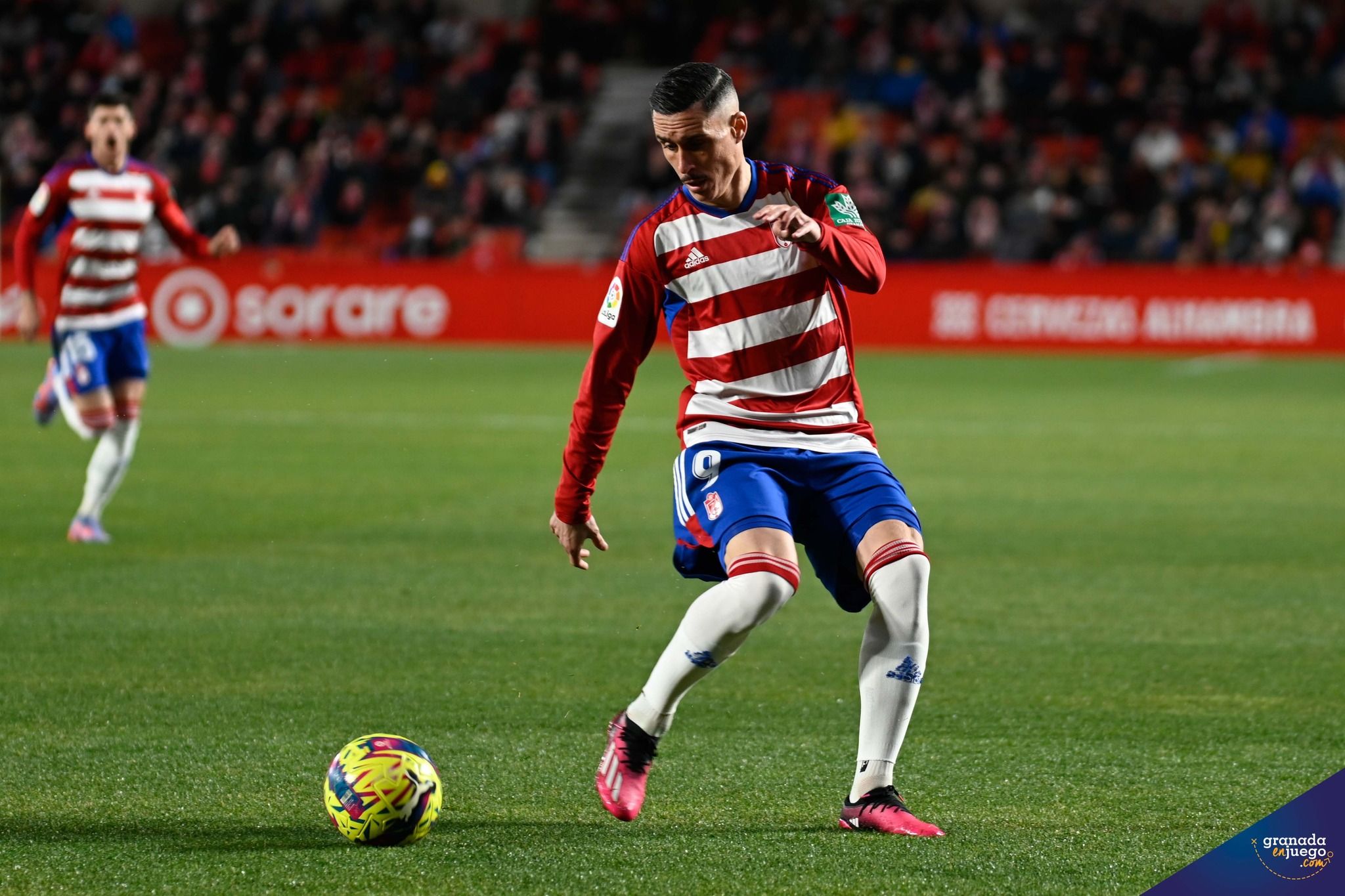 José Callejón, en un partido con el Granada (JOSÉ M. BALDOMERO)