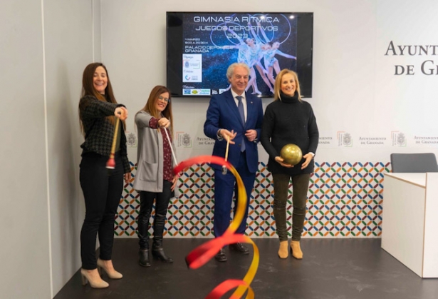 Presentación de los Juegos Deportivos de Rítmica y el IX trofeo de Rítmica de La Chana (AYUNTAMIENTO DE GRANADA)