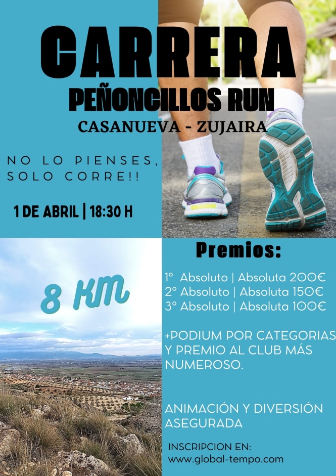 Cartel de la carrera (AYTO. PINOS PUENTE)
