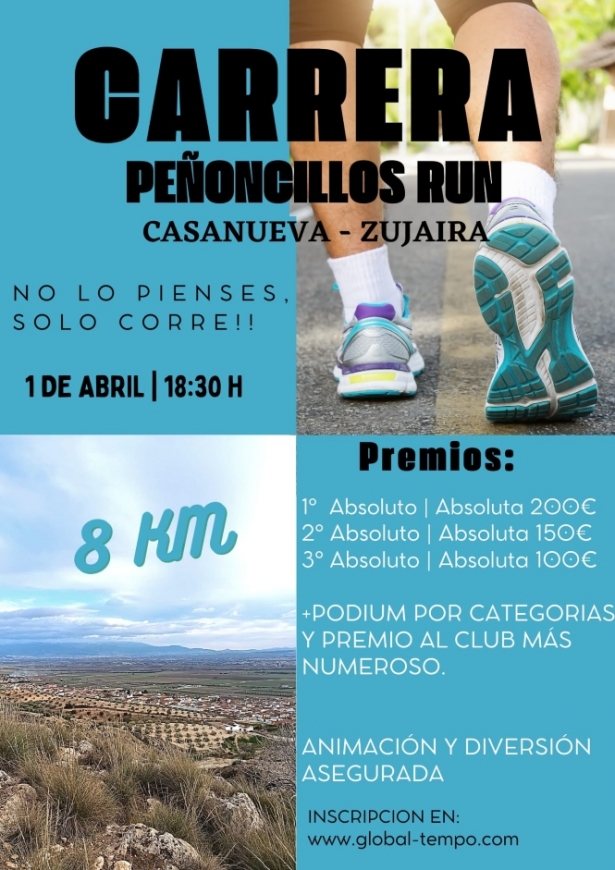 Cartel de la carrera (AYTO. PINOS PUENTE)