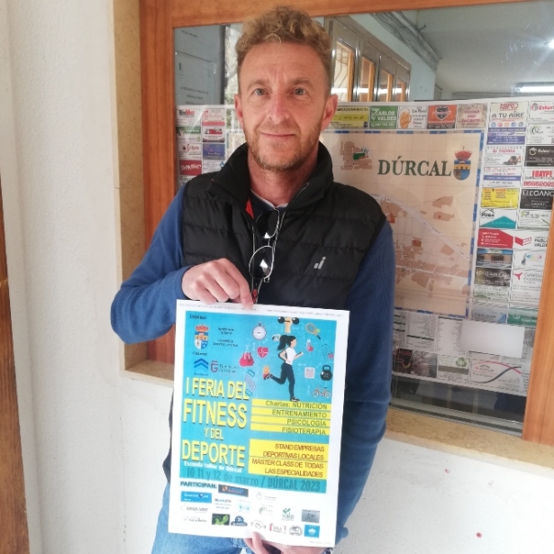 El Concejal de Deportes del Ayuntamiento de Dúrcal, Víctor Puentes (AYTO. DÚRCAL)