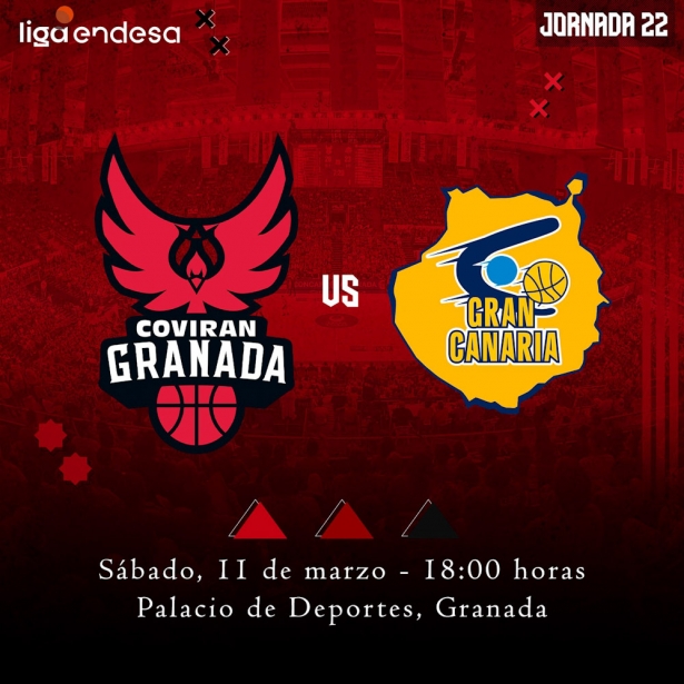 El Covirán Granada recibe a Gran Canaria (FUNDACIÓN CB GRANADA) El Covirán Granada recibe a Gran Canaria (FUNDACIÓN CB GRANADA)