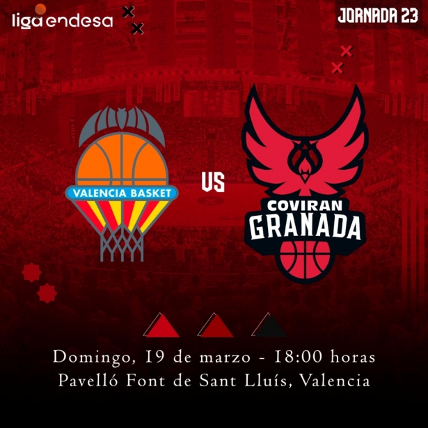 El Coviran Granada visitará a Valencia (FUNDACIÓN CB GRANADA) El Coviran Granada visitará a Valencia (FUNDACIÓN CB GRANADA)