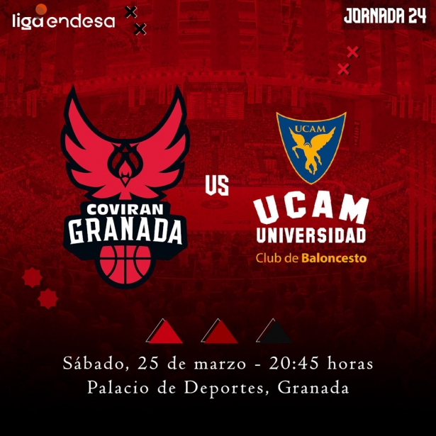 El Covirán Granada recibe a UCAM Murcia (FUNDACIÓN CB GRANADA) El Covirán Granada recibe a UCAM Murcia (FUNDACIÓN CB GRANADA)