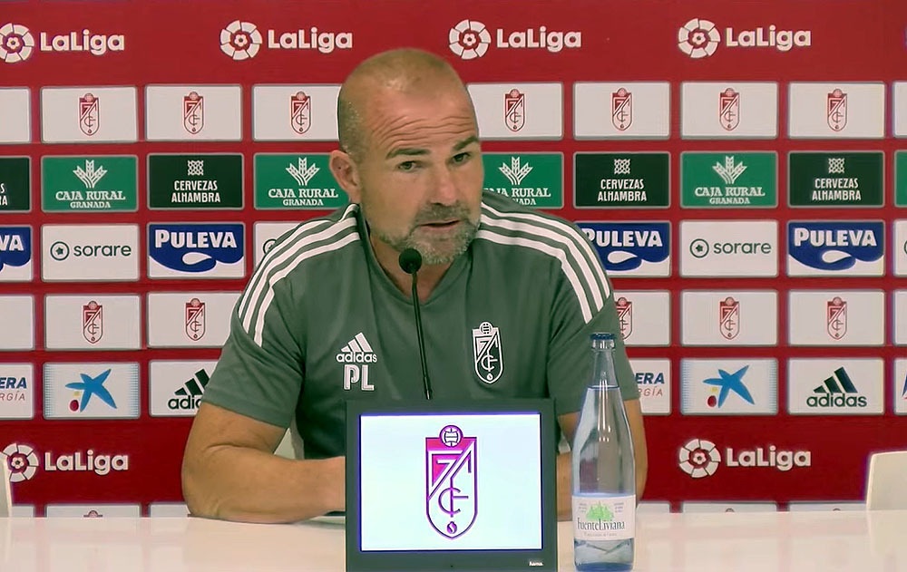 Paco López, en rueda de prensa 