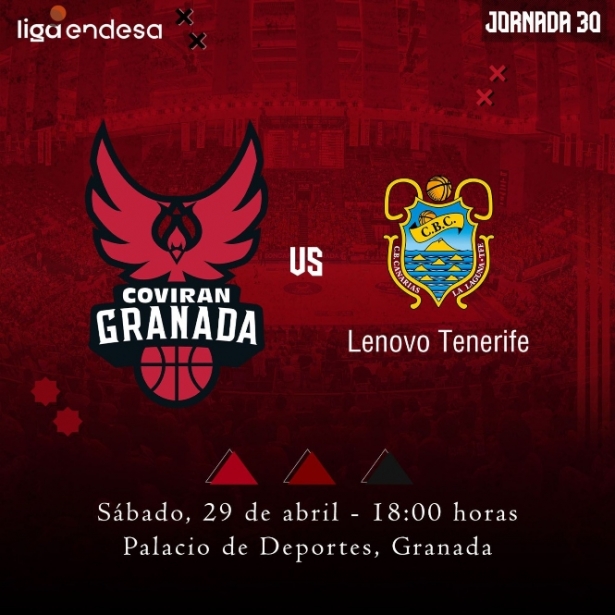 El Coviran Granada recibe a Lenovo Tenerife (FUNDACIÓN CB GRANADA) El Coviran Granada recibe a Lenovo Tenerife (FUNDACIÓN CB GRANADA)