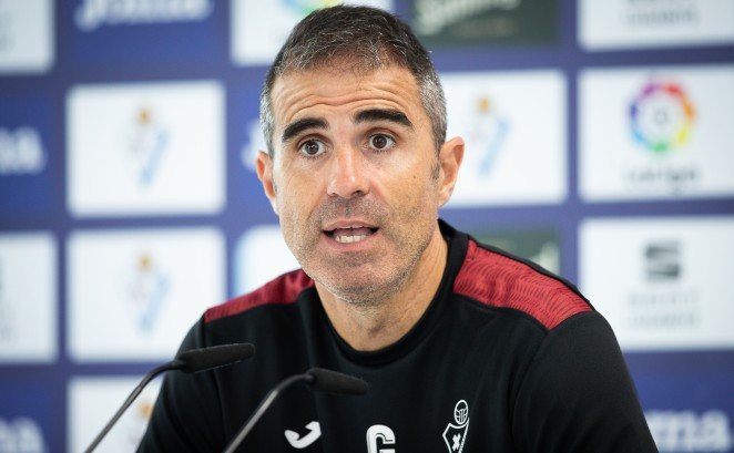 Garitano, en rueda de prensa 