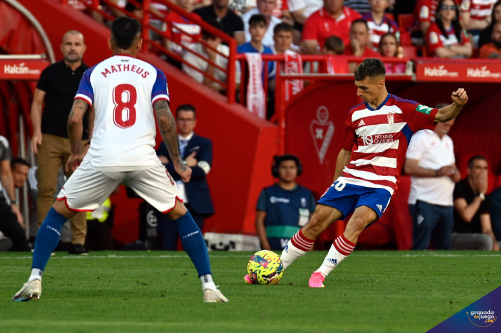 Bryan Zaragoza en el encuentro ante la SD Eibar (JOSÉ M. BALDOMERO)