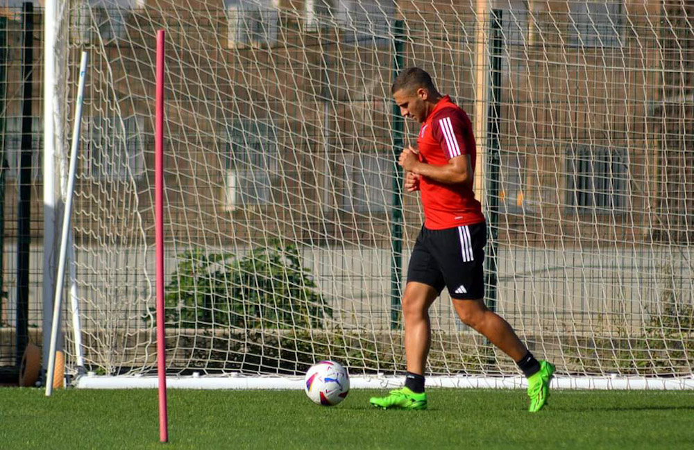 Weissman entrenando en la Ciudad Deportiva (J. PALMA)